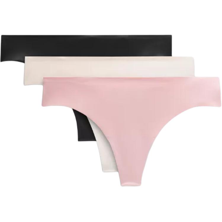 

Invisiwear Mid Rise трусы 3 шт стринги женские Lululemon, слоновая кость