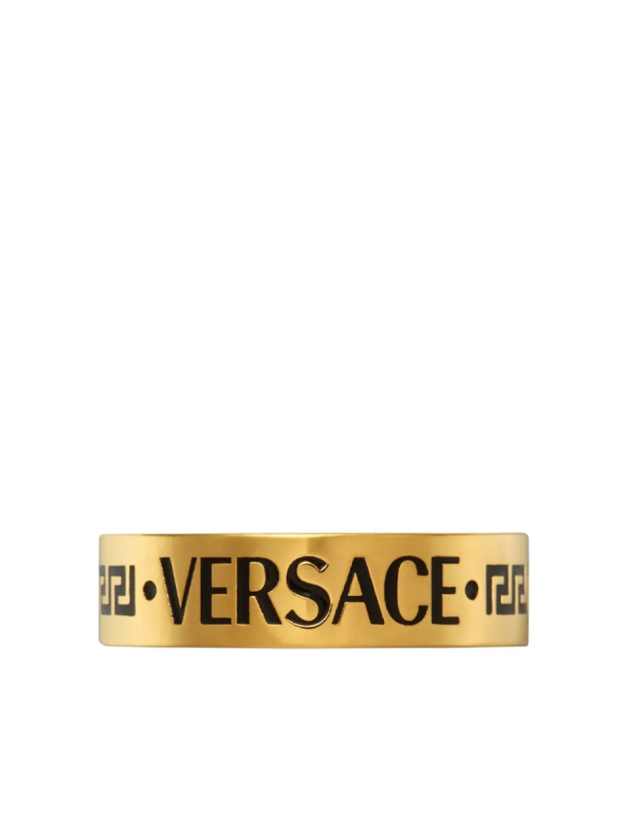 

Кольцо с гравировкой логотипа Versace, золотой