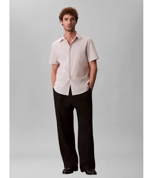 Рубашка classic fit Calvin Klein, бежевый — фото 2