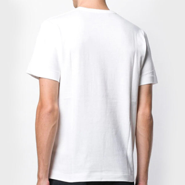 Футболка love printing casual short sleeve white Comme Des Garcons Play, белый — фото 3