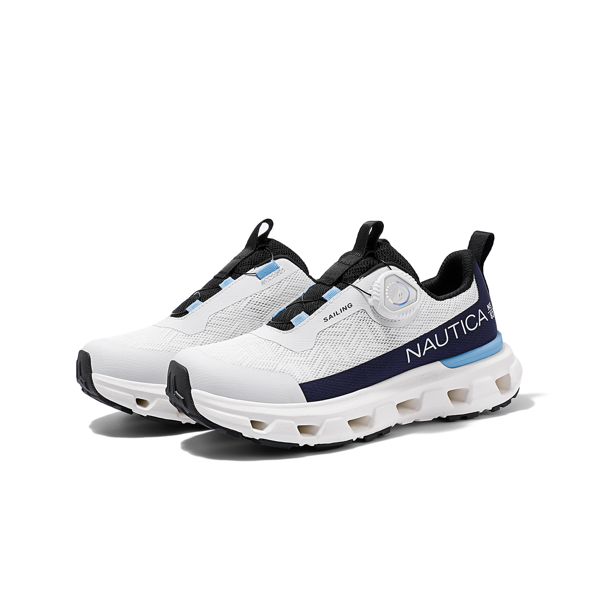 NAUTICA Кроссовки low top Running Shoes Cyan Island White детские — фото 3