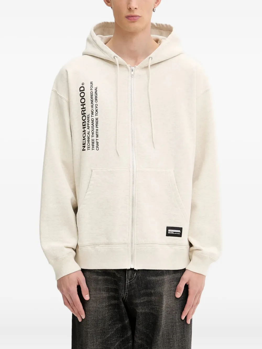 

Худи на молнии Neighborhood, нейтральный