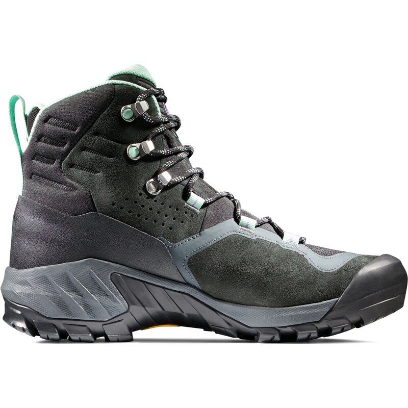 Многофункциональные ботинки sapuen high gtx женские Mammut, цвет dark steel-neo mint
