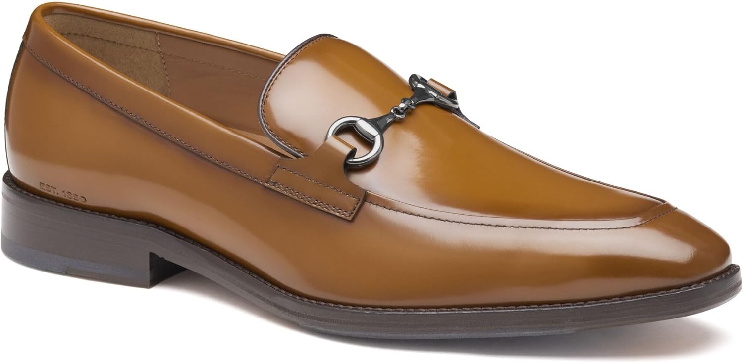 

Туфли-лоферы Johnston Murphy Sullivan Bit Johnston & Murphy, Tan Italian Patent Calfskin
