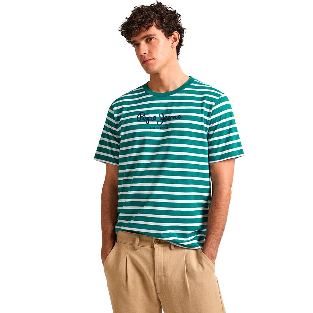

Футболка Pepe Jeans Striped Eggo, зеленый