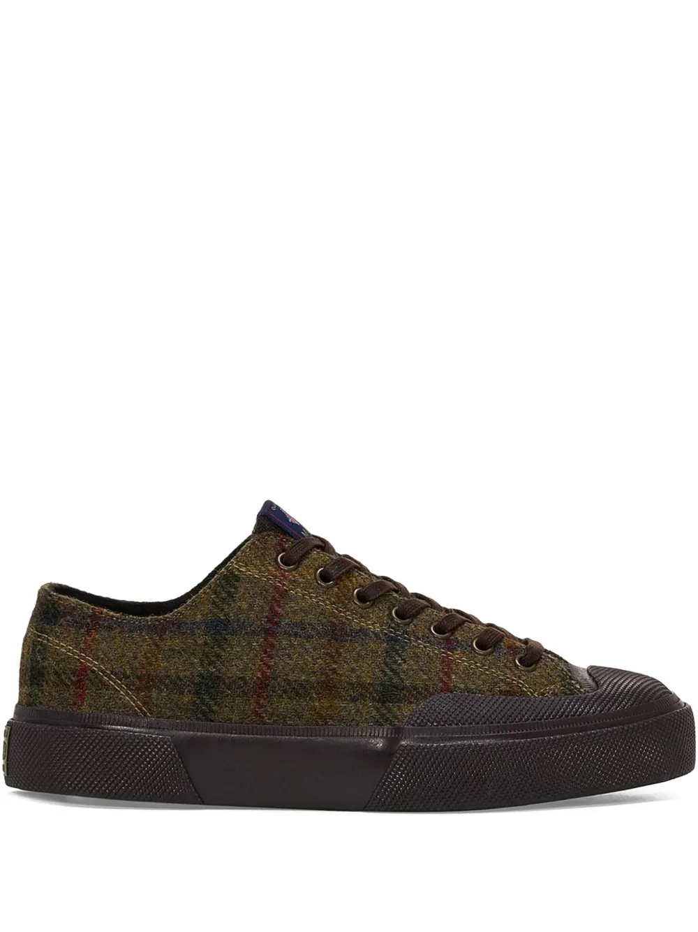 

Клетчатые кроссовки на шнуровке 2432 Superga, зеленый