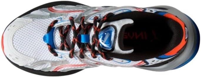 Детские кроссовки Puma Unisex-Child Inverse (для малышей и детей постарше), белый/черный/синий/красный — фото 4