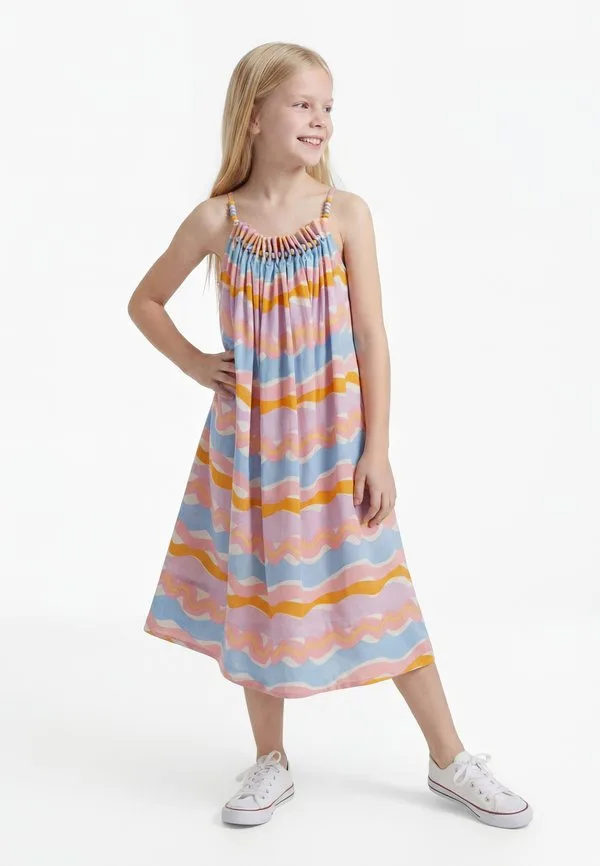 Тканое платье, повседневное платье, разноцветное Stella Mccartney Kids, Multi-Coloured