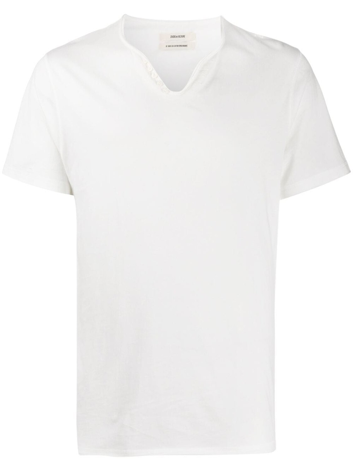 

Zadig&Voltaire футболка хенли Monastir, белый