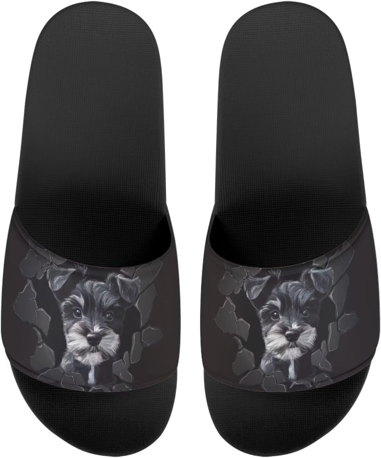 

Женские шлепанцы, Женские сандалии без застежек, Принт с собакой, Удобные и легкие, Летние домашние тапочки, Для пляжа, дома, улицы, отеля и спортзала Getelinseng, Yorkshire Terrier