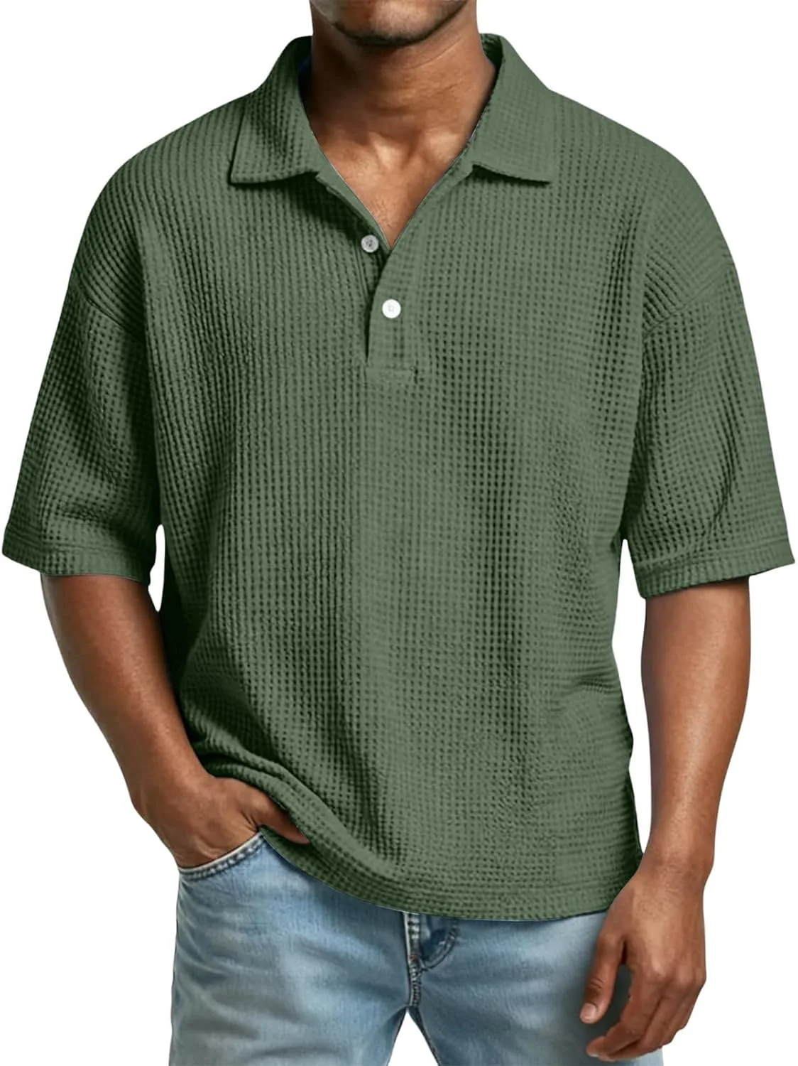 

Футболка-поло Henley для мужчин Dry Fit