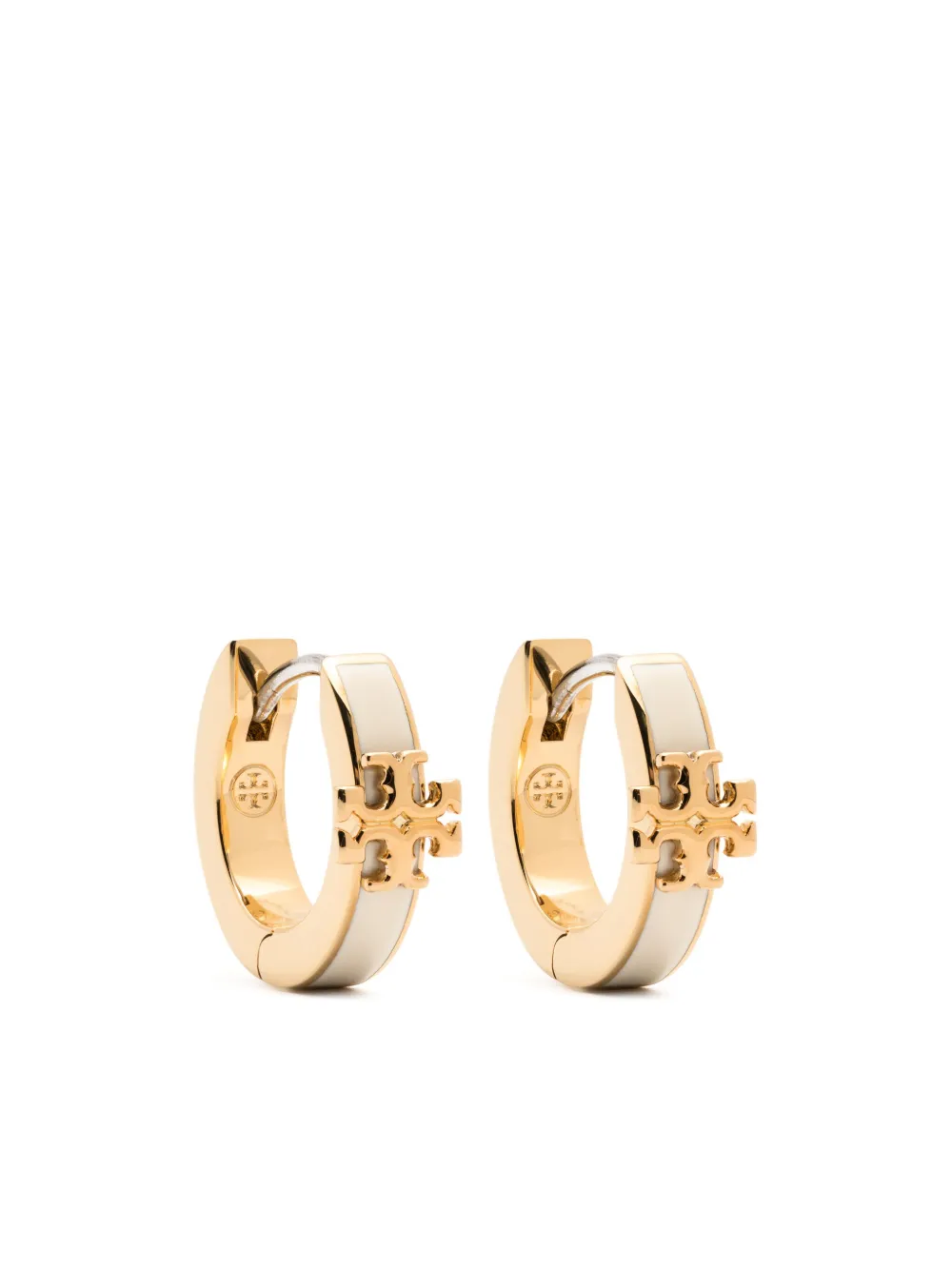 

Серьги-хагги Kira с эмалью Tory Burch, золотой