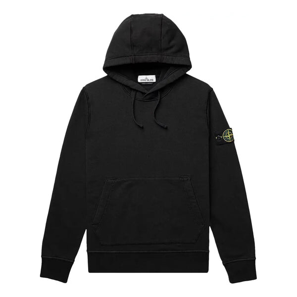 

Толстовка hoodie 'black' Stone Island, черный