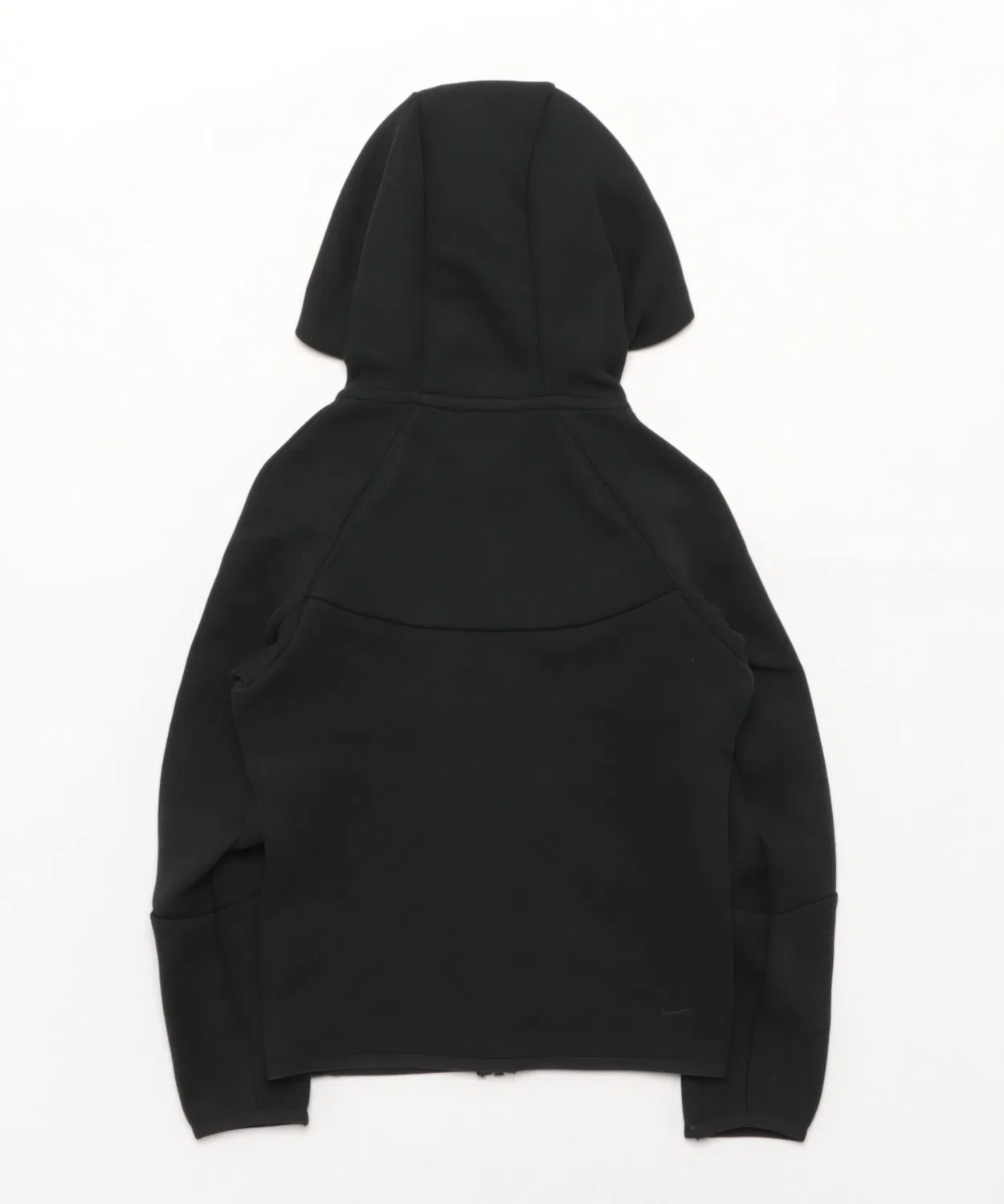 Детская толстовка Nike Tech Fleece с капюшоном, чёрная — фото 2