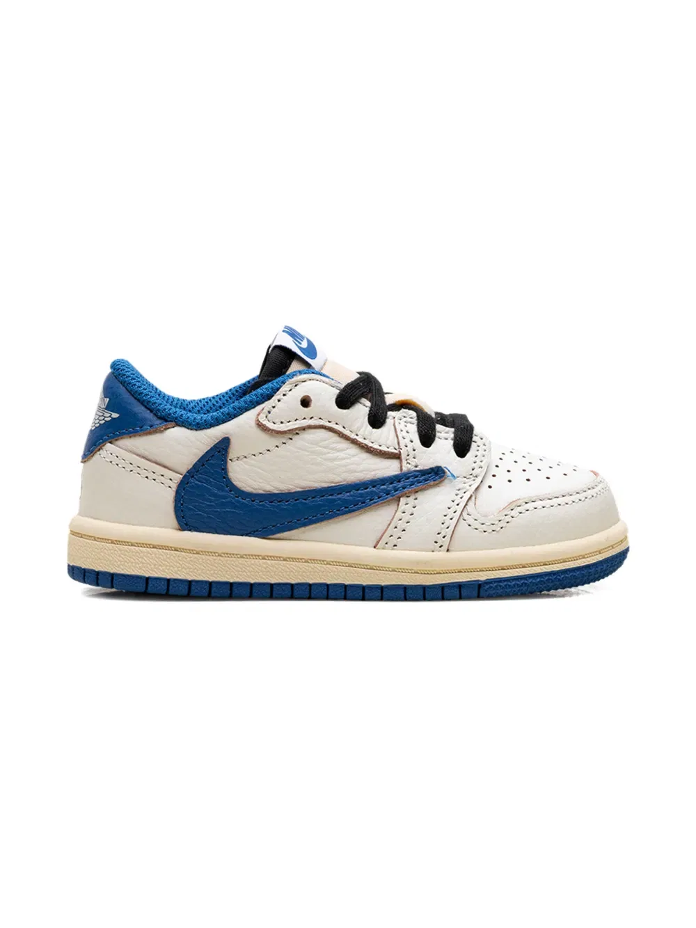 Кроссовки Air Jordan 1 Low x Travis Scott x Fragment Design Jordan Kids, нейтральный — фото 2
