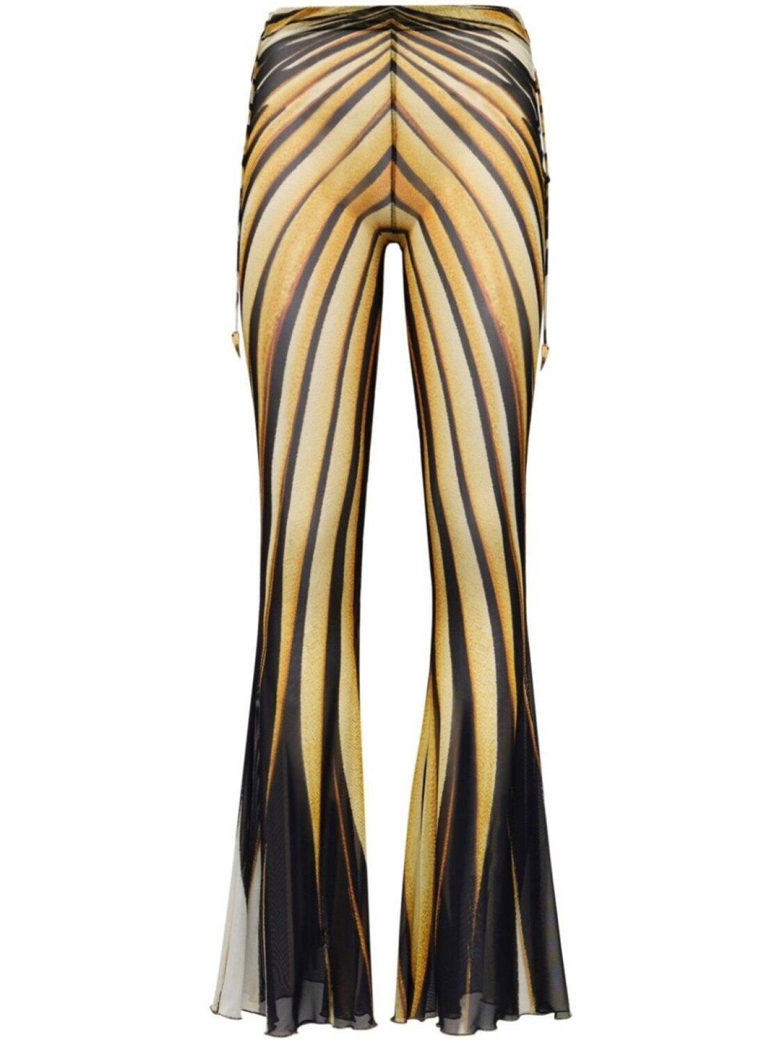 

Roberto Cavalli расклешенные брюки Ray Of Gold, золотистый