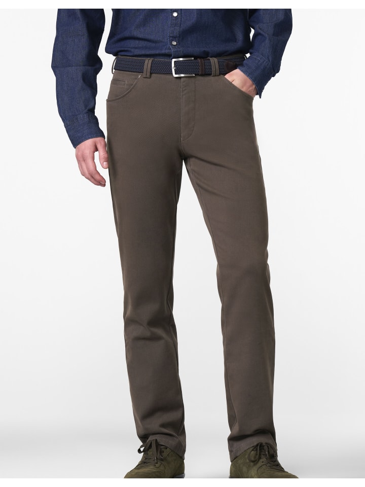 

Брюки чинос Meyer, коричневый