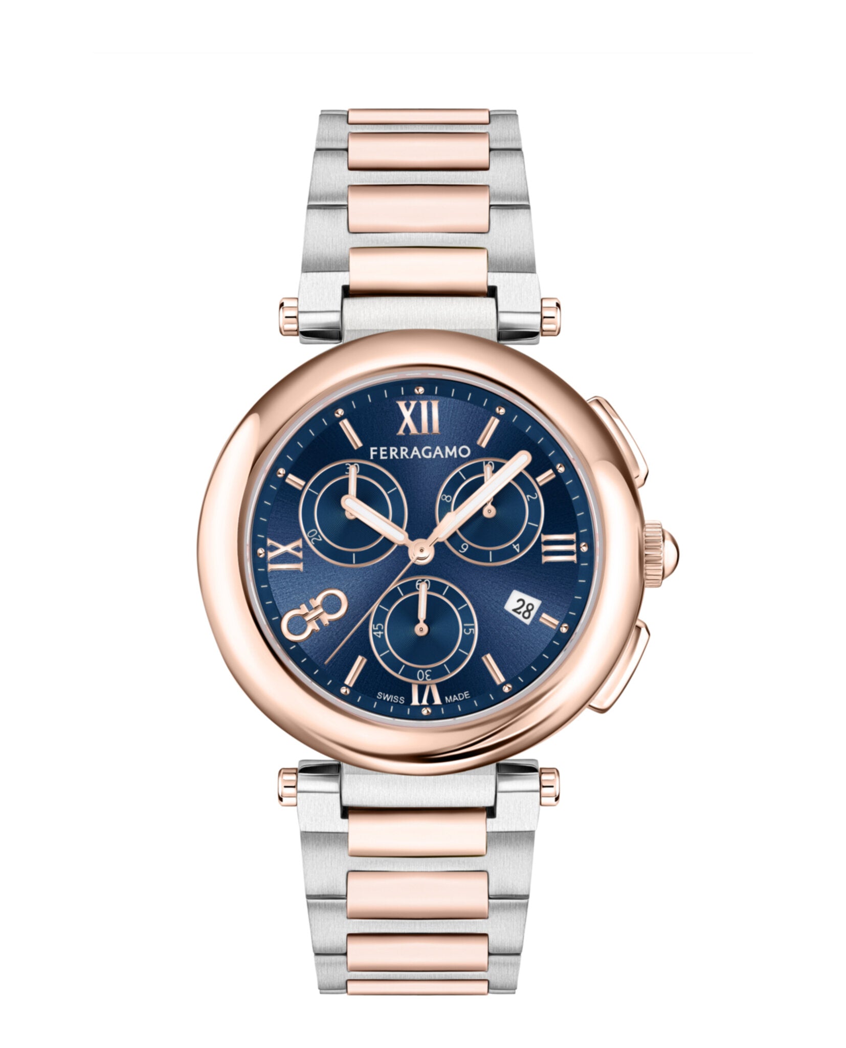 

Часы Ferragamo Legacy Salvatore Ferragamo, цвет two tone/two tone/blue