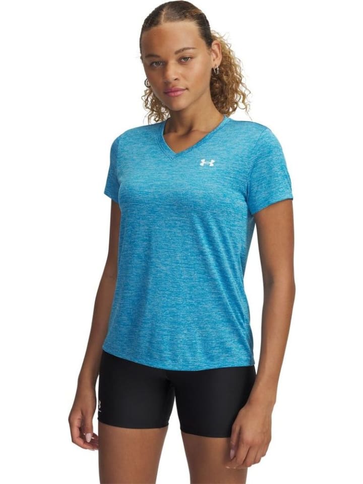 

Спортивная футболка Tech SSV-Twist синего цвета Under Armour