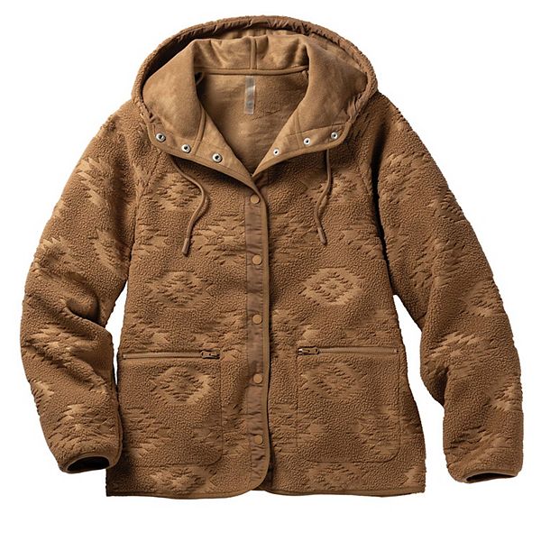 

Женская легендарная куртка-флиска на молнии для активного отдыха Legendary Whitetails, Cinnamon Swirl