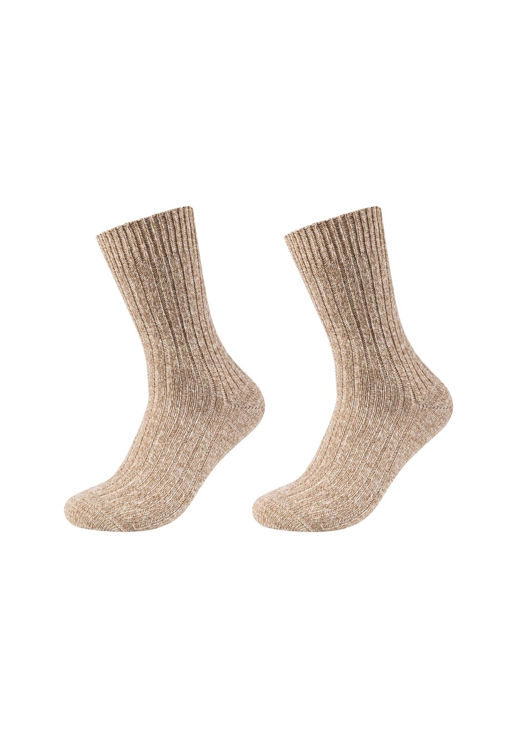 

Носки camano 2 шт warm & cozy, цвет sepia tint