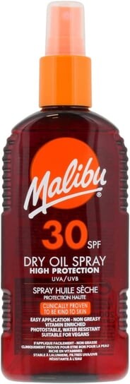 

Бронзирующее масло для загара, 200 мл Malibu, Dry Oil Spray SPF30