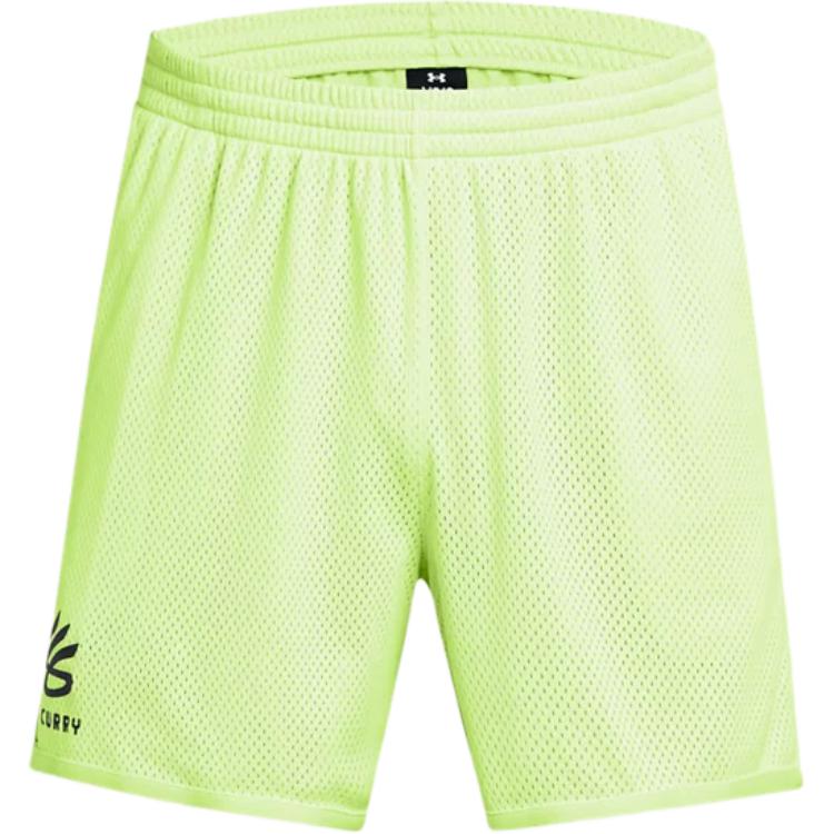 

Under Armour Шорты Curry Splash, повседневные, мужские, изменяющие форму, зеленые