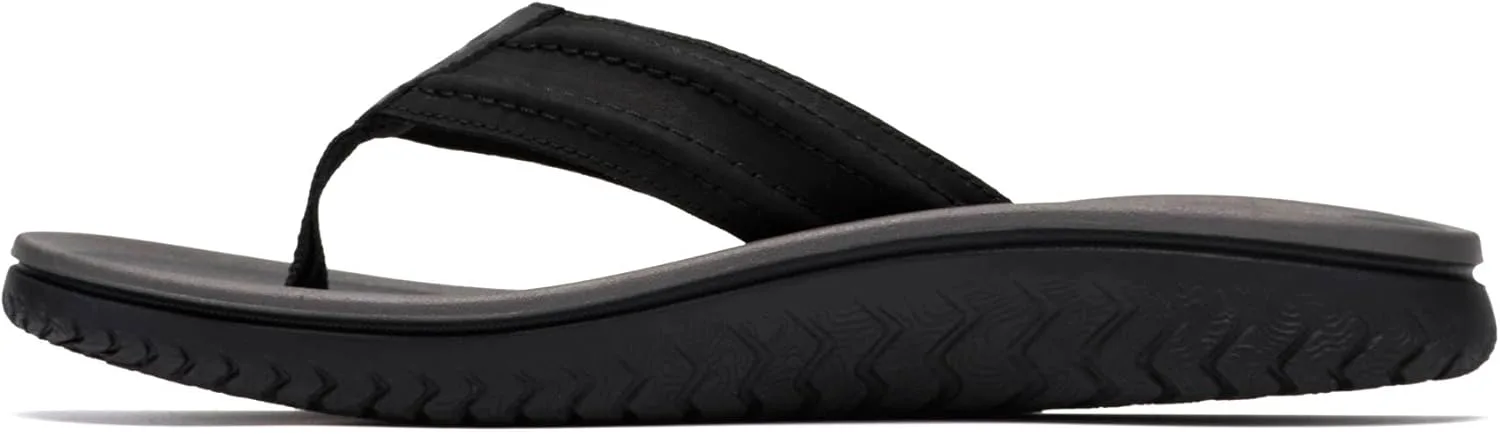 Шлепанцы Clarks mens Wesley Surf, черный — фото 3