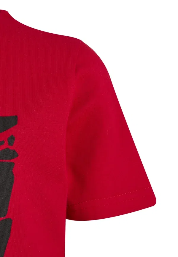 Футболка детская Mister Tee, модель Kids basketball splitters tee print t-shirt, цвет городской красный — фото 3