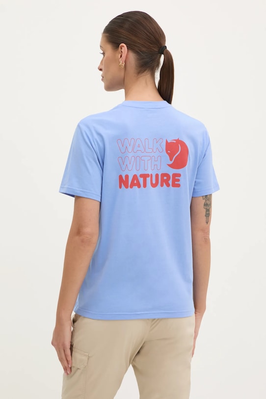 

Футболка спортивная Walk With Nature Fjallraven, синий