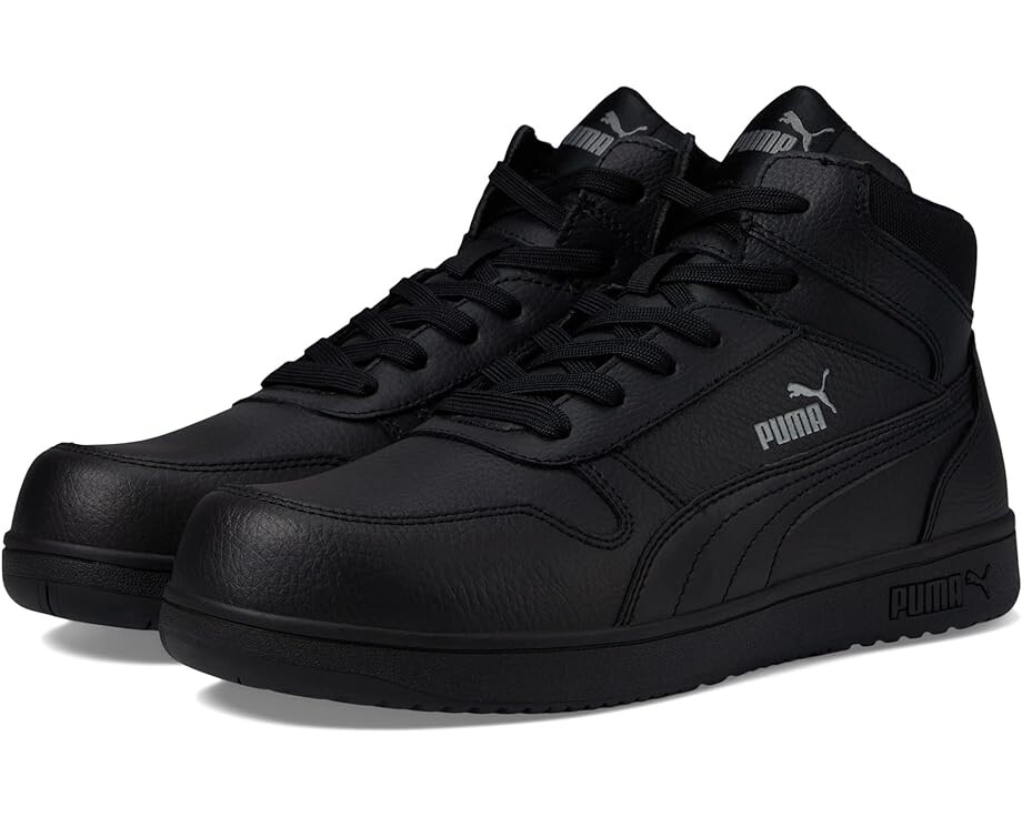 

Кроссовки PUMA Safety Frontcourt Leather Mid ASTM EH, черный