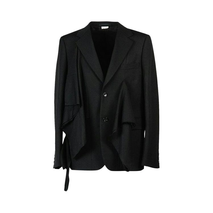 

Куртка Comme des Garçons Homme Plus Fabric Accents Formal Jacket 'Black', черный