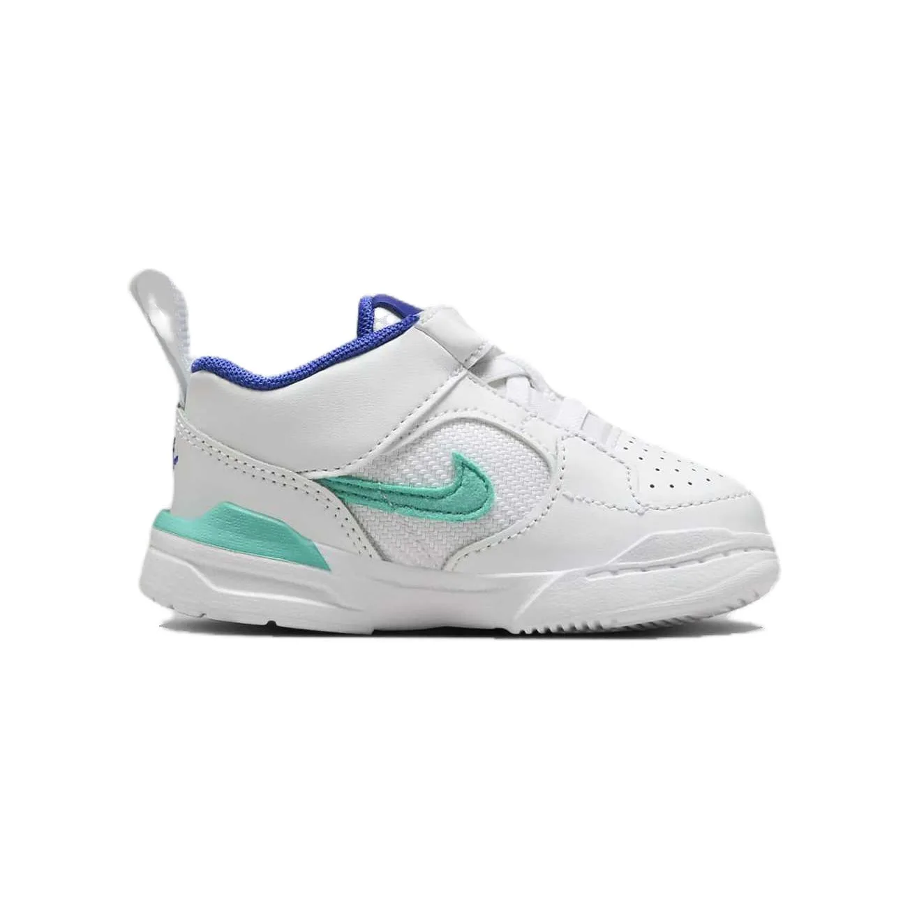 Jordan Stadium 90 Slip Resistant Abrasion Resistant низкие детские кроссовки White Green — фото 3