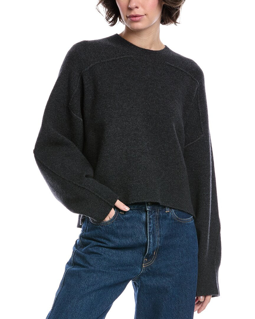 

Свитер с круглым вырезом из шерстяной смеси от rag & bone Bridget, серый