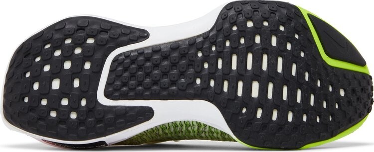 Кроссовки ZoomX Invincible Run Flyknit 3 'White Volt Hyper Pink', белый — фото 4