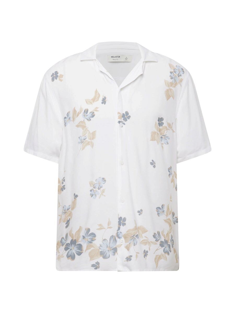 

Рубашка на пуговицах классического кроя HOLLISTER, White