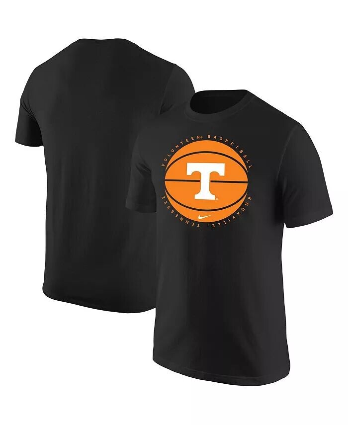 

Мужская черная футболка с логотипом Tennessee Volunteers Basketball Nike, черный