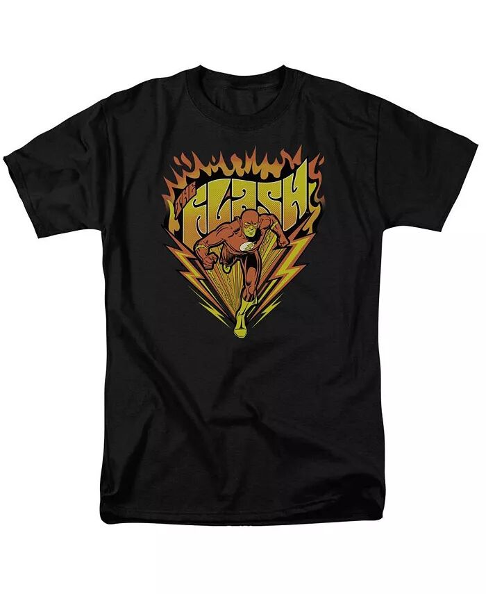 

Мужская футболка DC Comics Blazing Speed с коротким рукавом для взрослых Flash, черный