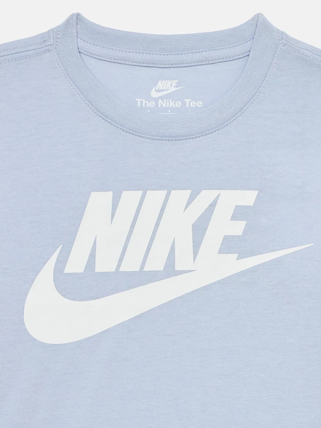 Футболка Nike Sportswear FUTURA EVERGREEN светло-голубого цвета — фото 3