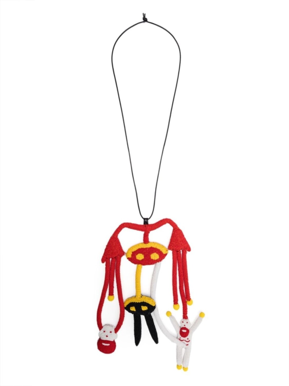 

Колье Cosmic Dance Jewel Walter Van Beirendonck, красный