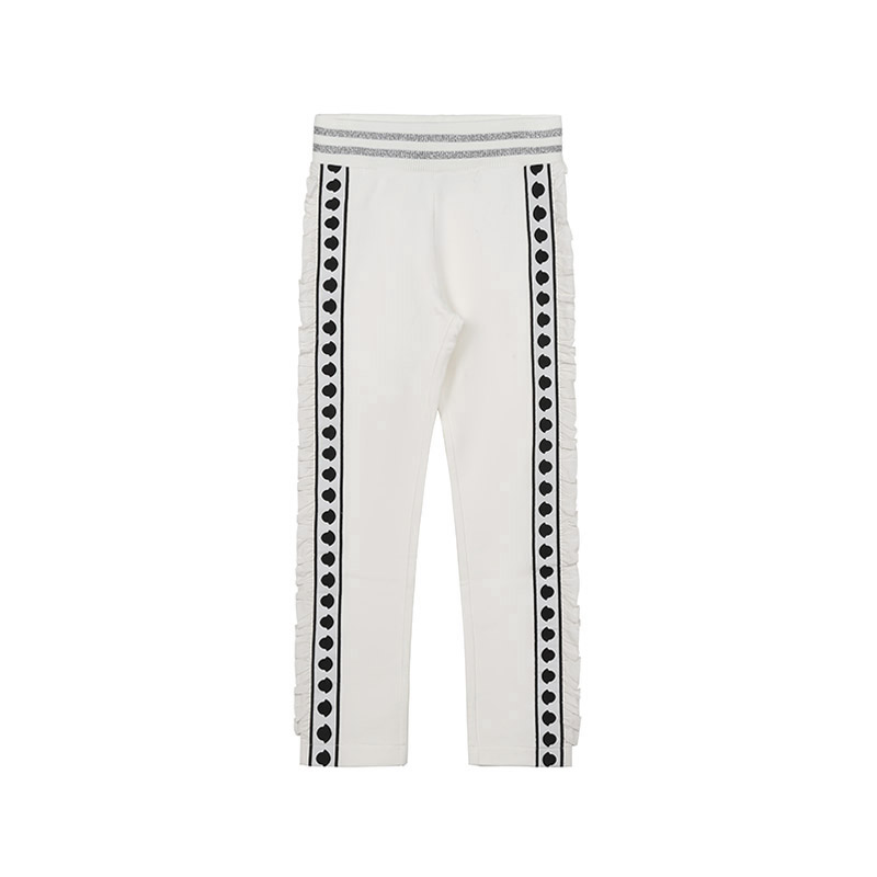 

Moncler Детские вязаные спортивные штаны white