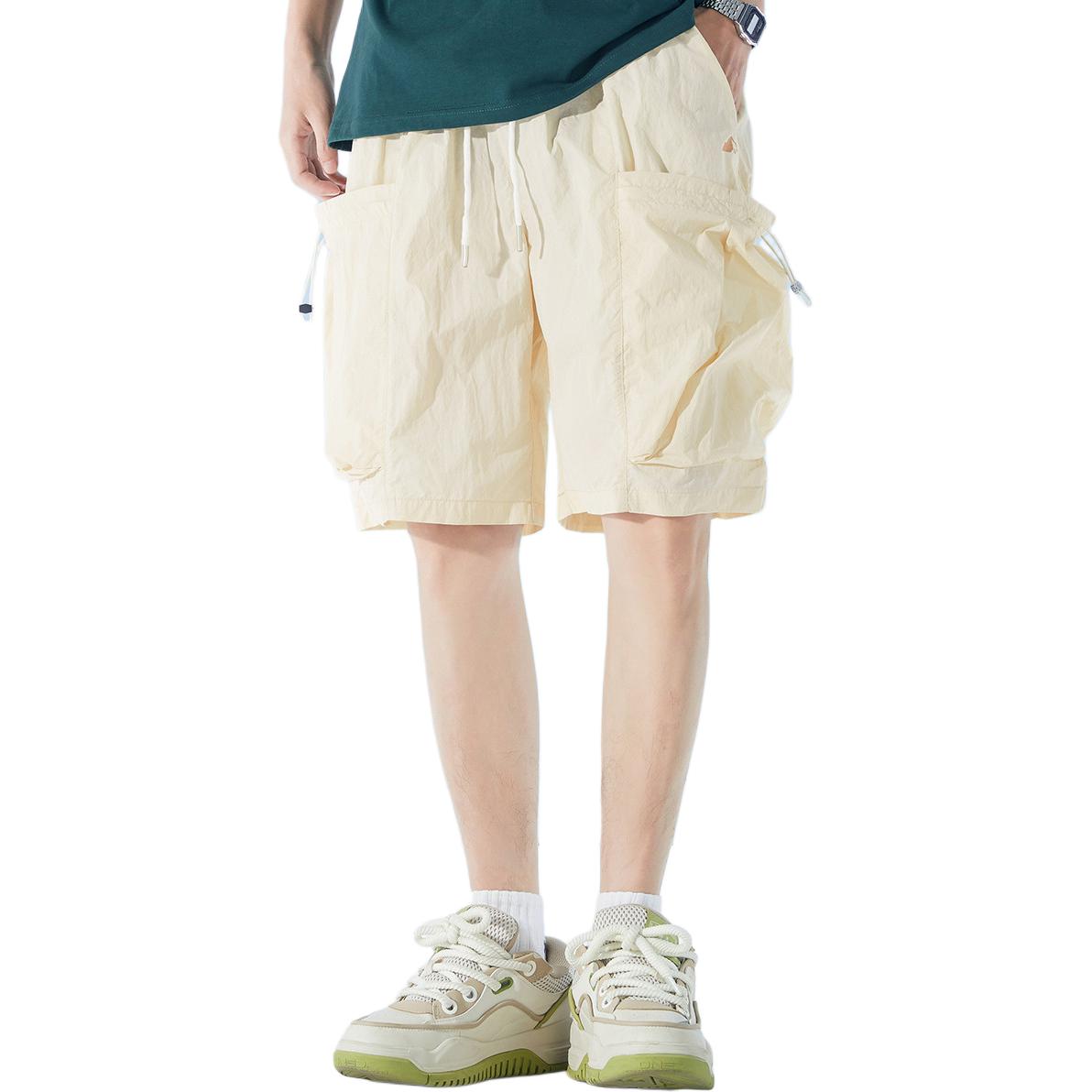 

361° Короткие шорты карго мужские Cream White Moderate