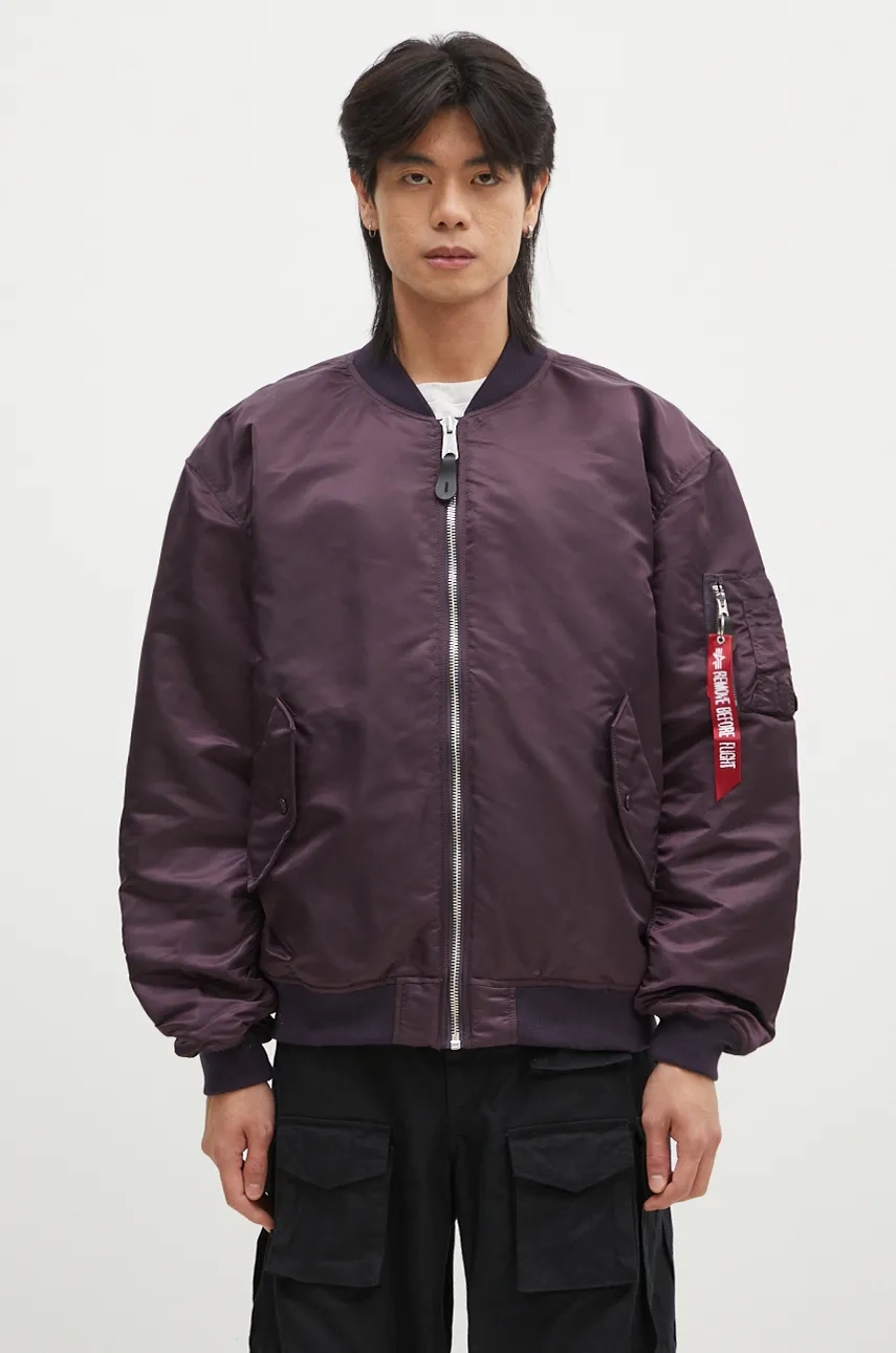 

Куртка-бомбер MA-1 CS Alpha Industries, фиолетовый