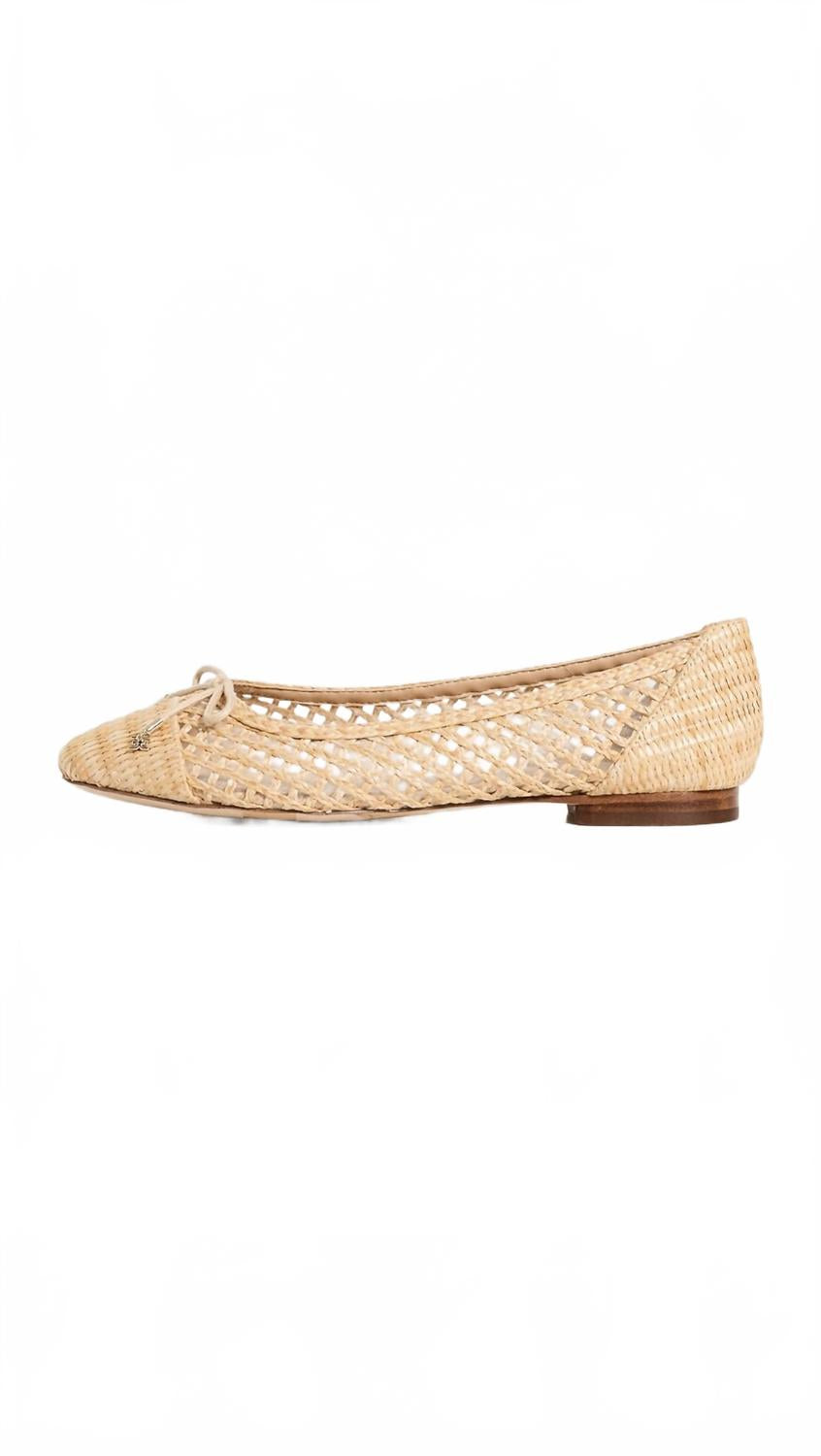 Женские балетки May Raffi с плетением корзинка в темно-натуральном цвете Sam Edelman — фото 2