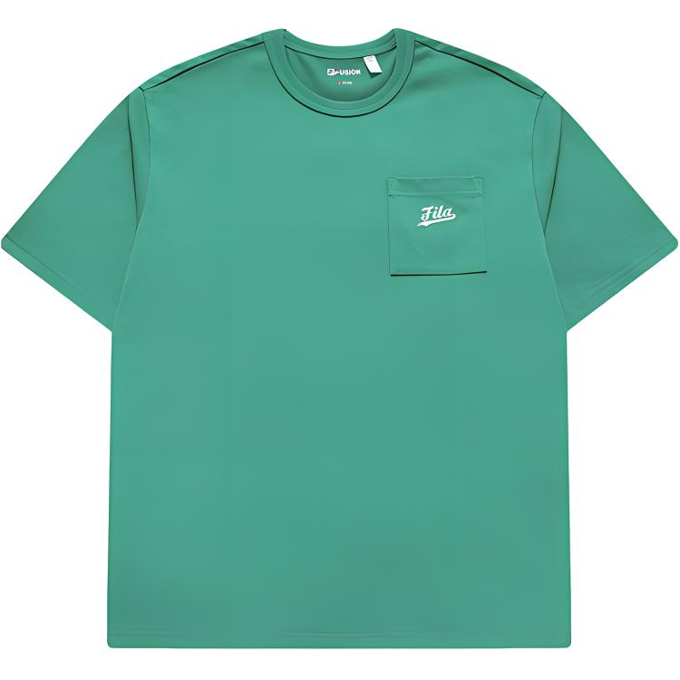 

Футболка мужская зеленая FILA FUSION
