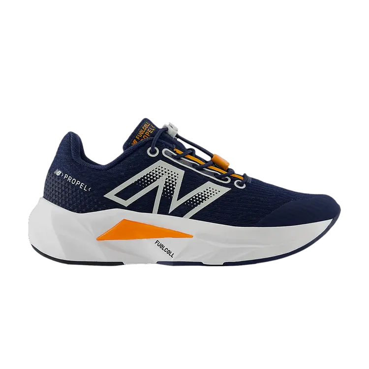 

Кроссовки FuelCell Propel v5 Bungee Lace Little Kid 'Navy Sun Glow', синий