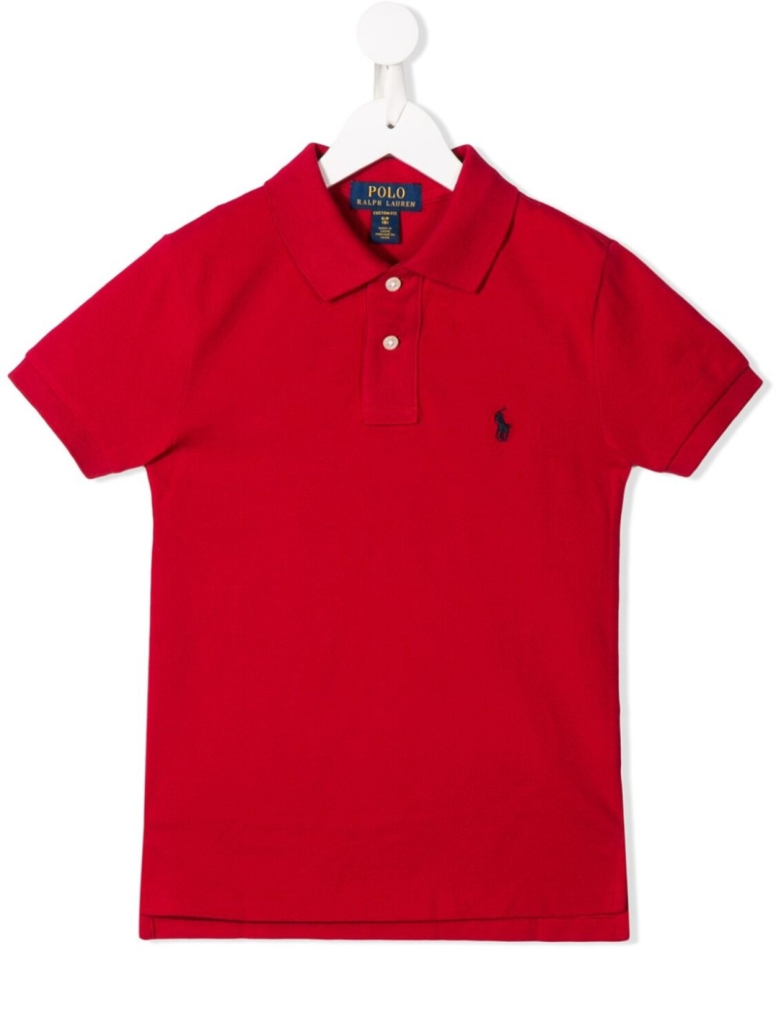 

Ralph Lauren Kids рубашка-поло с вышитым логотипом, красный