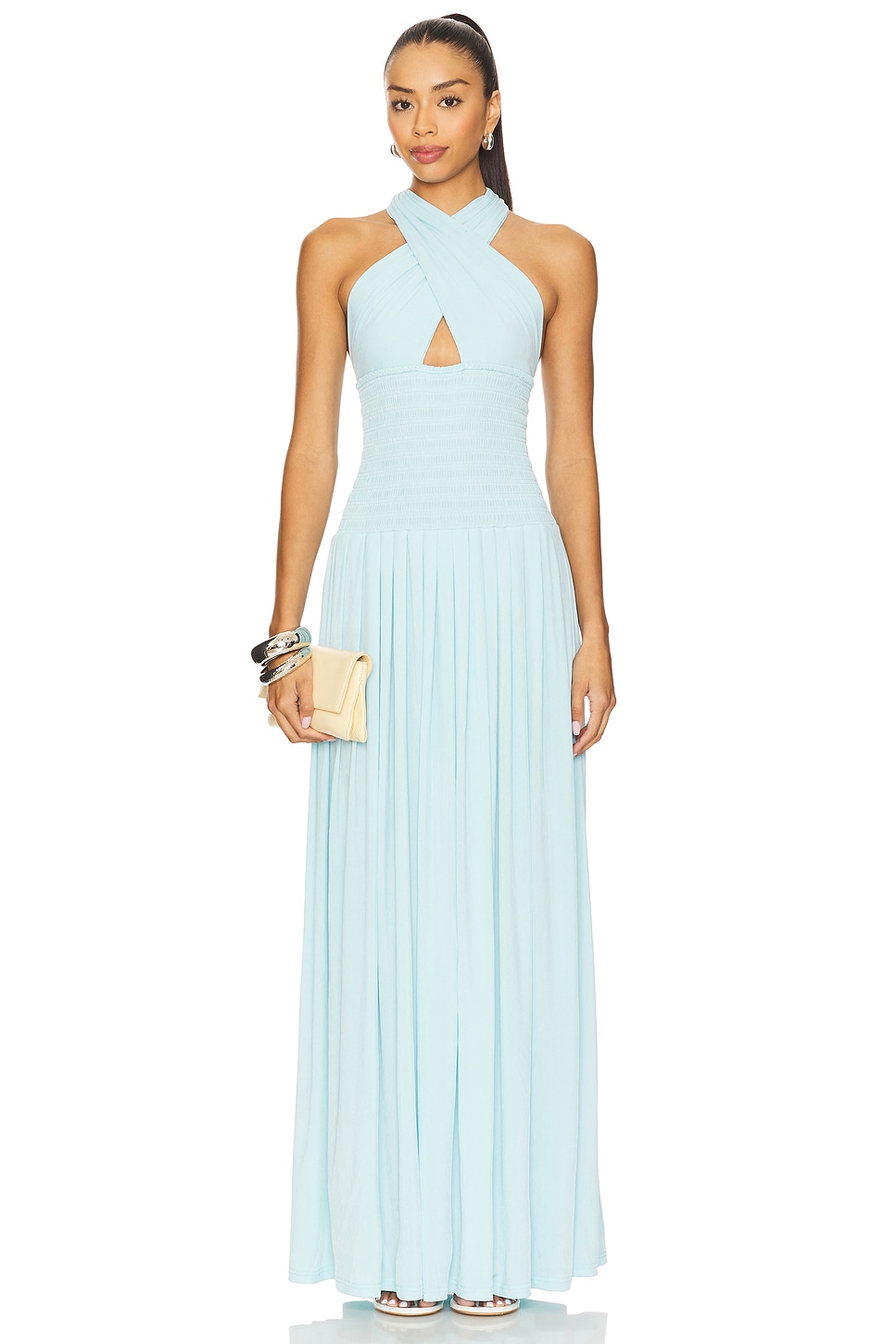 

X revolve длинное платье рея Ow Collection, sky blue