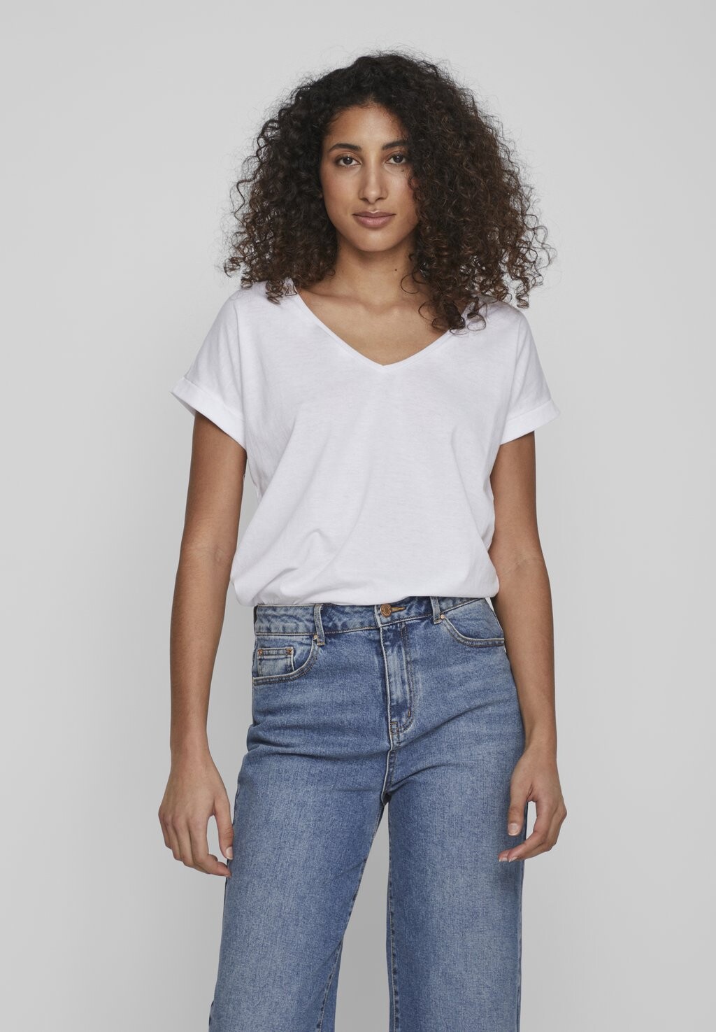 

Базовая футболка VILA, Серый, Базовая футболка VILA