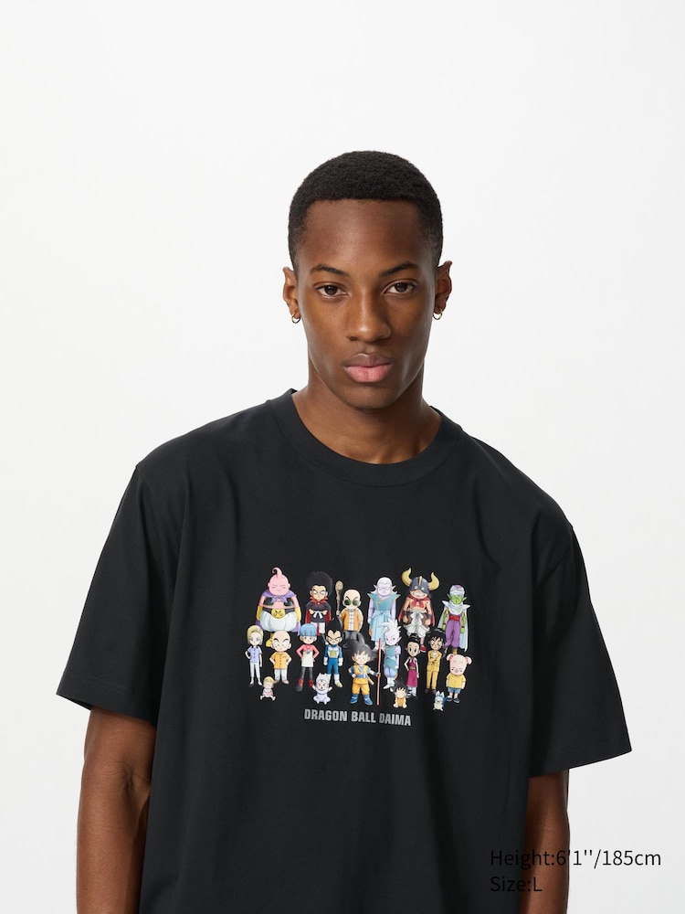 

Футболка с графическим принтом Dragon Ball Ut Uniqlo, цвет 09 черный